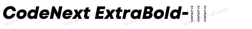 CodeNext ExtraBold字体转换